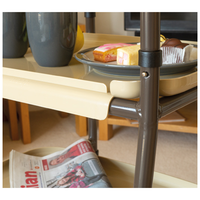 Height Adjustable Kitchen Strolley Trolley - Image 3